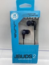 JLab Audio JBuds 2 Pro Signature W Earbud Headphones Black - $7.99