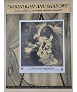 MOONLIGHT AND SHADOWS-1936 SHEET MUSIC-DOROTHY LAMOUR PIC-Vintage - $11.89 CAD