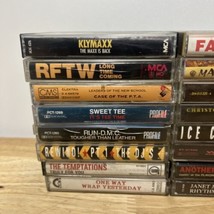 Lot Of 16 90s 80&#39;s Hip Hop / R&amp;B Cassettes FAT Boys Rftw Xodus Ice Cube Rap - £38.93 GBP