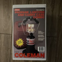 Vintage New n Case Open Box Coleman 5152C740 Propane Lantern &amp; Carry Case Combo - £35.97 GBP