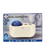 Sealy Dual Spray Humidifier w/ Night Light &amp; Projector w/ 2 Slide Show (... - £21.01 GBP
