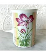 Pink Viola Mug by Rose of England Fine Bone China Floral Coffee Tea Cup - $18.95