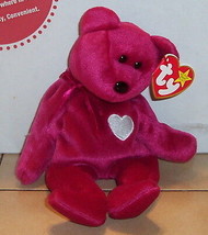 Ty VALENTINA the Valentine BEAR Beanie Baby plush toy - $5.73