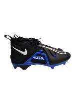 Nike Alpha Menace Pro 3 CT6649-007 Mens Size 13 Black Blue Football Cleats - €84,63 EUR