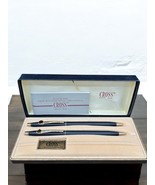 Vintage Cross Classic Black 2501 Ball Point Pen Pencil Set - $44.54