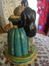 Chalkware Antebellum Couple Figurine  image 5