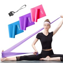 Resistance Bands Set, 3 Pack Professional Latex Elastic Bands For Home O... - £15.97 GBP