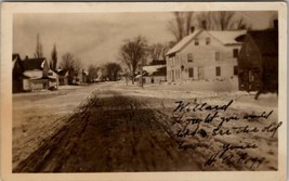 RPPC Bradford Maine Early Street View Willard Plummer &amp; Fogg Family Postcard V15 - $39.95