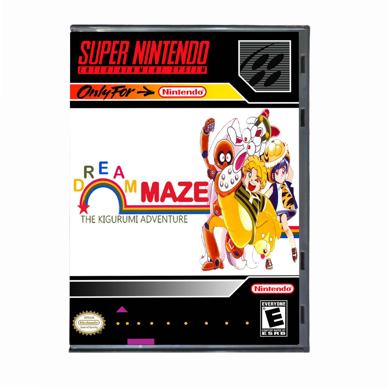 Dream Maze Case / Game (SNES - Super Nintendo)  English - Dungeon Crawler