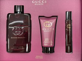 Gucci Guilty Absolute Pour Femme Perfume 3.0 Oz Eau De Parfum Spray 3 Pcs Set image 4