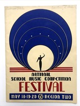 1939 National School Music Competition Festival Program Minneapolis Region 2 - £28.14 GBP