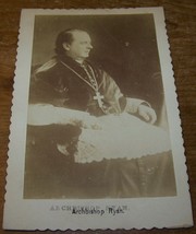Antique c1890 Archbishop Patrick John Ryan Cabinet Card Photo Philadelphia PA - £27.82 GBP