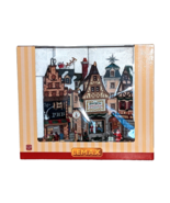 Lemax Wintergarten Lane Facade German Christmas Village Santa Pub Nutcra... - €128,95 EUR