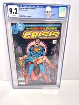 Crisis on Infinite Earths #7 CGC 9.2 Death Supergirl George Perez Custom Label - £58.85 GBP