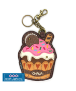 CUPCAKE CHALA PAL KEY FOB COIN PURSE KEYCHAIN - $25.59 CAD