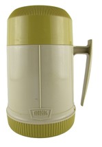 Vintage Thermos Hot/Cold Vacuum Jar 10oz Harvest Yellow 6002 USA Made - $9.18