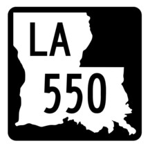 Louisiana State Highway 550 Sticker Decal R5993 Highway Route Sign - $1.45+