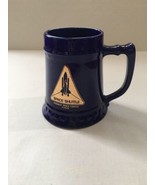 Kennedy Space Shuttle Space Center Florida Large Mug Blue Ceramic Made I... - $14.09