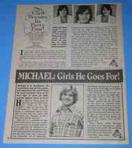Clark Brandon Michael Biehn Tiger Beat Star Magazine Photo Clipping Vint... - $288.59 MXN