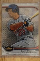 2012 Topps Finest St Louis Cardinals Baseball Card #14 David Freese - £3.84 GBP