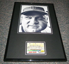 Don Zimmer Signed Framed 11x17 Photo Display Red Sox - £51.31 GBP