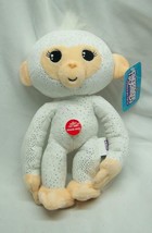 Fingerlings White Sparkle Monkey With Sound 9&quot; Plush Stuffed Animal Toy New - £14.64 GBP