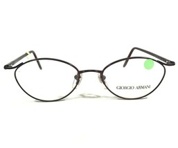 Giorgio Armani Petite Eyeglasses Frames 1010 1185 Red Round Oval 48-17-130 - $111.99