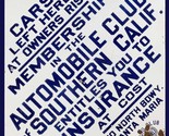 Auto Club Southern California Metal Sign - £47.38 GBP