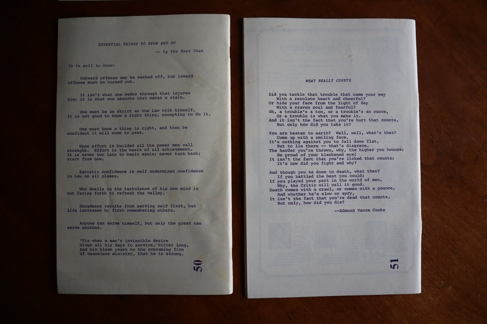 4x Astara's Book of Life 5th Degree Lessons 2 3 6 7 12 13 14 15 School 1973/74 Item image 5