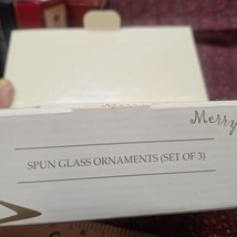 Set Of 3 Vintage Spun Glass Avon Christmas Ornaments Angel Snowflake Tre... - £8.24 GBP