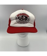 McGavins Bakery Snapback Mesh Hat Cap Red White Vintage - $7.63