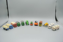 Matchbox &amp; Majorette Work Vehicle Diecast Lot of 12 Mobile Crane Mercede... - £19.11 GBP