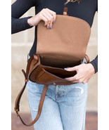 Chestnut Flapped Magnetic Buckle PU Leather Shoulder Bag - $36.80