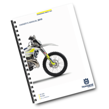 HUSQVARNA 2019 - TE 250i 300i - OWNERS MANUAL - REPRINTED COMB BOUND - $24.93