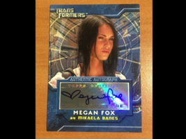 Authenticity Guarantee Megan Fox 2007 Topps Transformers Autograph Auto Card!!! - £1,051.09 GBP