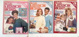 McCalls Needlework &amp; Crafts Magazine LOT 1985 Back Issues Knitting Crochet - $14.79