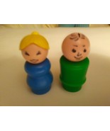 Vintage fisher price mom &amp; dad little people - £14.93 GBP