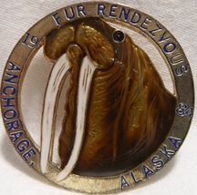 1984 Anchorage Fur Rondy Rendezvous Collector Pin/Walrus-Mint Condition - £27.54 GBP