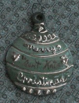 Nice Vintage Ceramic Christmas Ornament Very Good Condition - £5.51 GBP