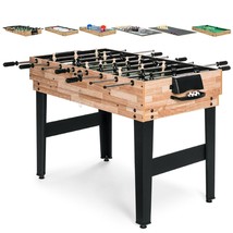 Game Table Set 10-in-1 Combination Pool Billiards Foosball Ping Pong Che... - £217.45 GBP