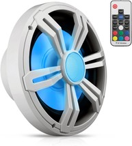 12&quot; Slim Marine Subwoofer For Boat, Truck, Mobile Vehicle, 500W 4, Rgb Lights. - £56.24 GBP