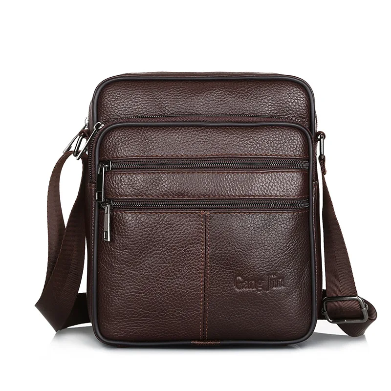 Men Bag Leather Fashion Shoulder Crossbody Bags for Men Male Messenger B... - $52.43
