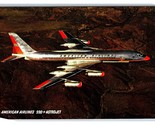 Americana Compagnie Aeree Emesso 990 Astrojet IN Volo Unp Cromo Cartolin... - $4.04