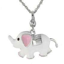 LOS421 - Silver 925 Sterling Silver Chain Pendant with Top Grade Crystal  in Sia - $948.26 MXN