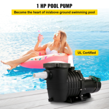 Swimming Pool Pump 1HP, Dual Voltage 110V 220V, 5544GPH, Powerful Pump for In/Ab - £101.78 GBP