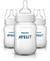 Philips Avent Anti-colic Baby Bottles Clear, 9oz 3 Piece - £36.76 GBP