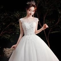 Sexy New Illusion Bride Dress Sweetheart Princess Simple Wedding Dresses - $133.00+