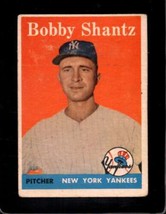 1958 TOPPS #419 BOBBY SHANTZ VG YANKEES *NY9866 - $3.68