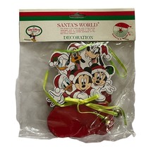 Disney Kurt Adler Santas World Mickey Mouse &amp; Friends Wood Kettle Ornament - £9.49 GBP