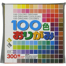 Origami Paper 3&quot;X3&quot; 300/Pkg-Assorted Colors - £11.28 GBP